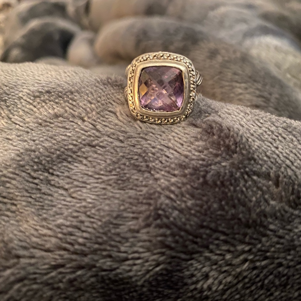 David Yurman Albion Amethyst with Diamonds